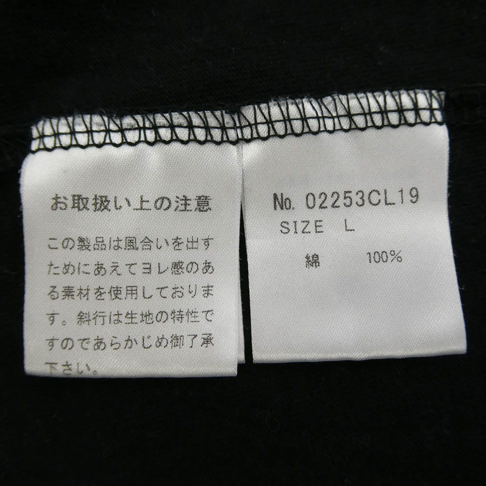 HYSTERIC GLAMOUR ヒステリックグラマー 25AW 02253CL19 FLYING V 長袖 ロングスリーブ Tシャツ カットソー ロンT L【中古】