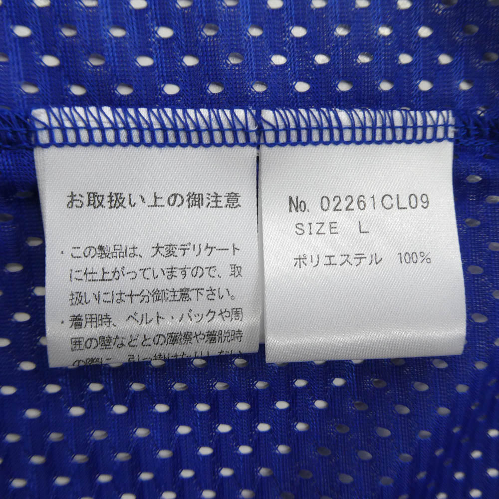 HYSTERIC GLAMOUR ヒステリックグラマー 02261CL09 BANANA GIRL バナナガール ホッケー シャツ ロングスリーブ メッシュ カットソー 長袖 ブルー系 L【新古品】【未使用】【中古】