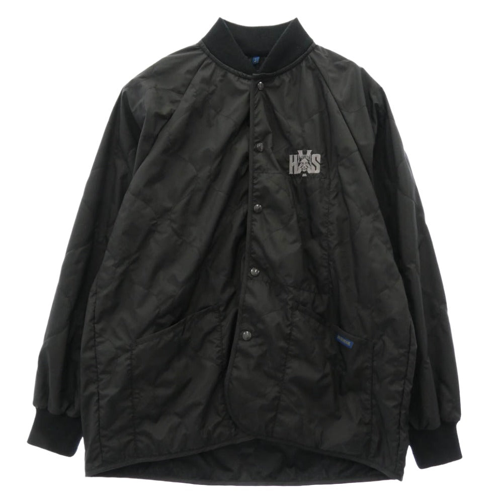 HYSTERIC GLAMOUR ヒステリックグラマー 02261AB11 LAVENHAM ラベンハム BOMBER JACKET ボンバージャケット ブルゾン ブラック系 L【中古】