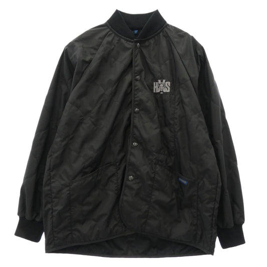 HYSTERIC GLAMOUR ヒステリックグラマー 02261AB11 LAVENHAM ラベンハム BOMBER JACKET ボンバージャケット ブルゾン ブラック系 L【中古】