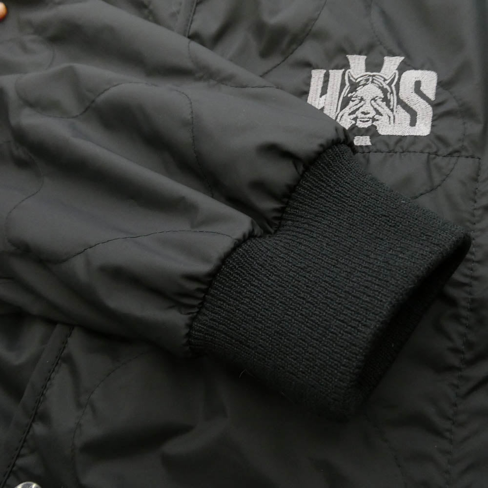 HYSTERIC GLAMOUR ヒステリックグラマー 02261AB11 LAVENHAM ラベンハム BOMBER JACKET ボンバージャケット ブルゾン ブラック系 L【中古】