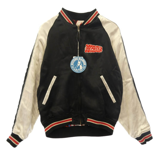 HYSTERIC GLAMOUR ヒステリックグラマー 02253AB17 × ONEPIECE ワンピース NAMI FLYING V SOUVENIR JACKET ナミ フライング スーベニア ジャケット リバーシブル ブルゾン ブラック系 L【中古】