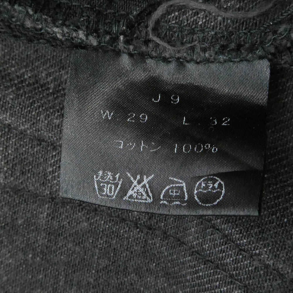Celt&Cobra ケルト&コブラ J9 リベット ストレート ブラック デニム パンツ ブラック系 W29【中古】