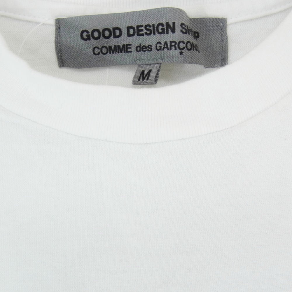 COMME des GARCONS コムデギャルソン IQ-T007 GOOD DESIGN SHOP ロゴプリント Tシャツ ホワイト系 M【中古】