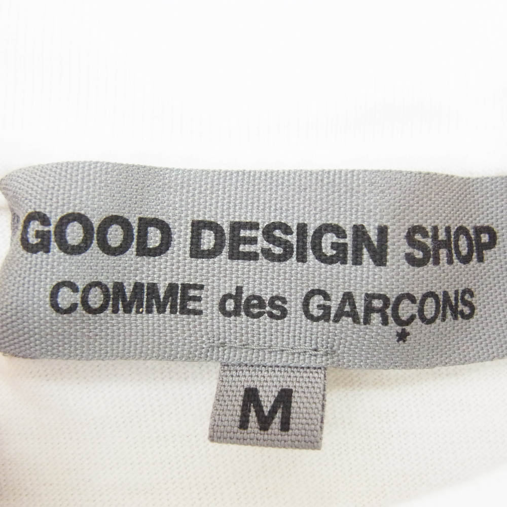 COMME des GARCONS コムデギャルソン IQ-T007 GOOD DESIGN SHOP ロゴプリント Tシャツ ホワイト系 M【中古】