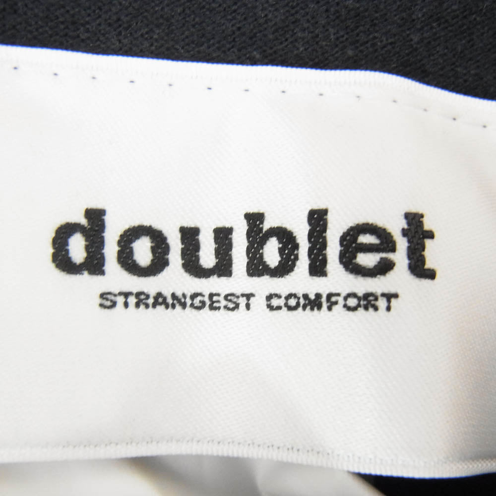 doublet ダブレット 25SS 25SS81WM22 ITASHA PRINT L／S T-SHIRT 痛車 プリント 長袖 Tシャツ カットソー ブラック系 L【中古】