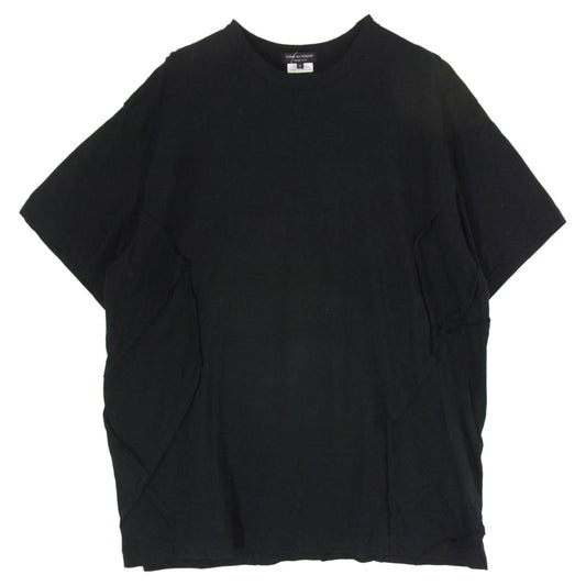 COMME des GARCONS HOMME PLUS コムデギャルソンオムプリュス 23SS PK-T028 再構築 S/S 半袖 Tシャツ カットソー ブラック系 M【中古】