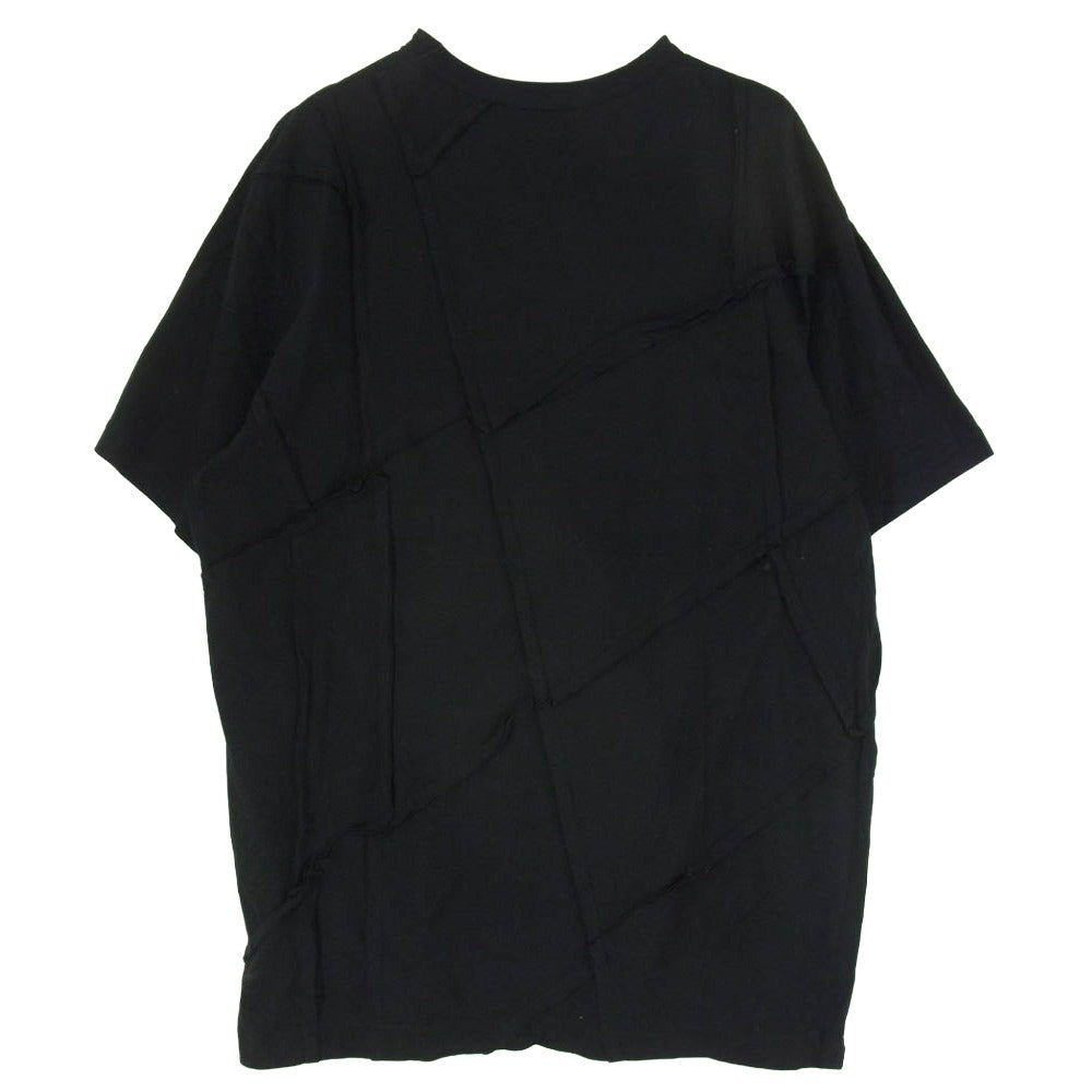 COMME des GARCONS HOMME PLUS コムデギャルソンオムプリュス 23SS PK-T028 再構築 S/S 半袖 Tシャツ カットソー ブラック系 M【中古】