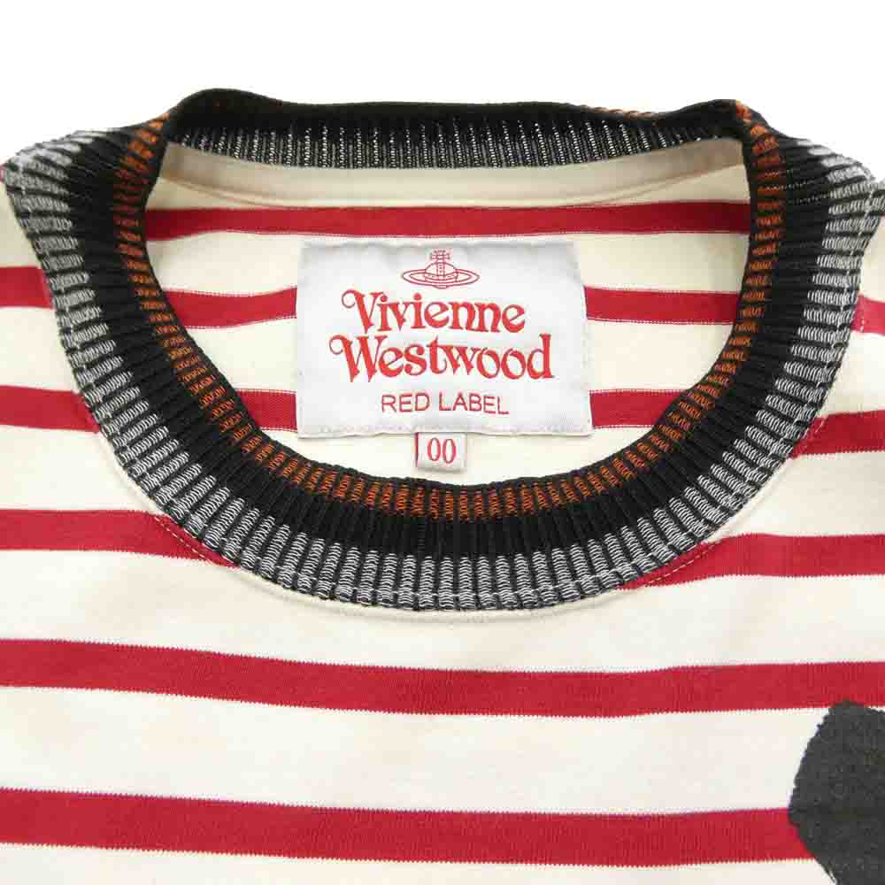 Vivienne Westwood ヴィヴィアンウエストウッド 16-12-812018 RED LABEL レッドレーベル ボーダー 再構築 ワンピース マルチカラー系 00【中古】