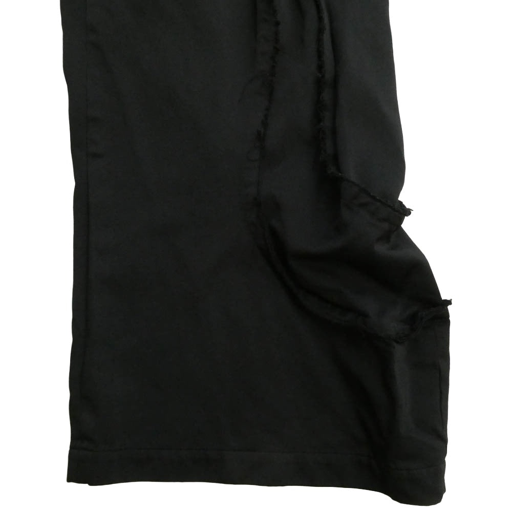 COMME des GARCONS コムデギャルソン GT-P006 カットワーク カットオフ クロップド サルエル イージーパンツ ブラック系【中古】
