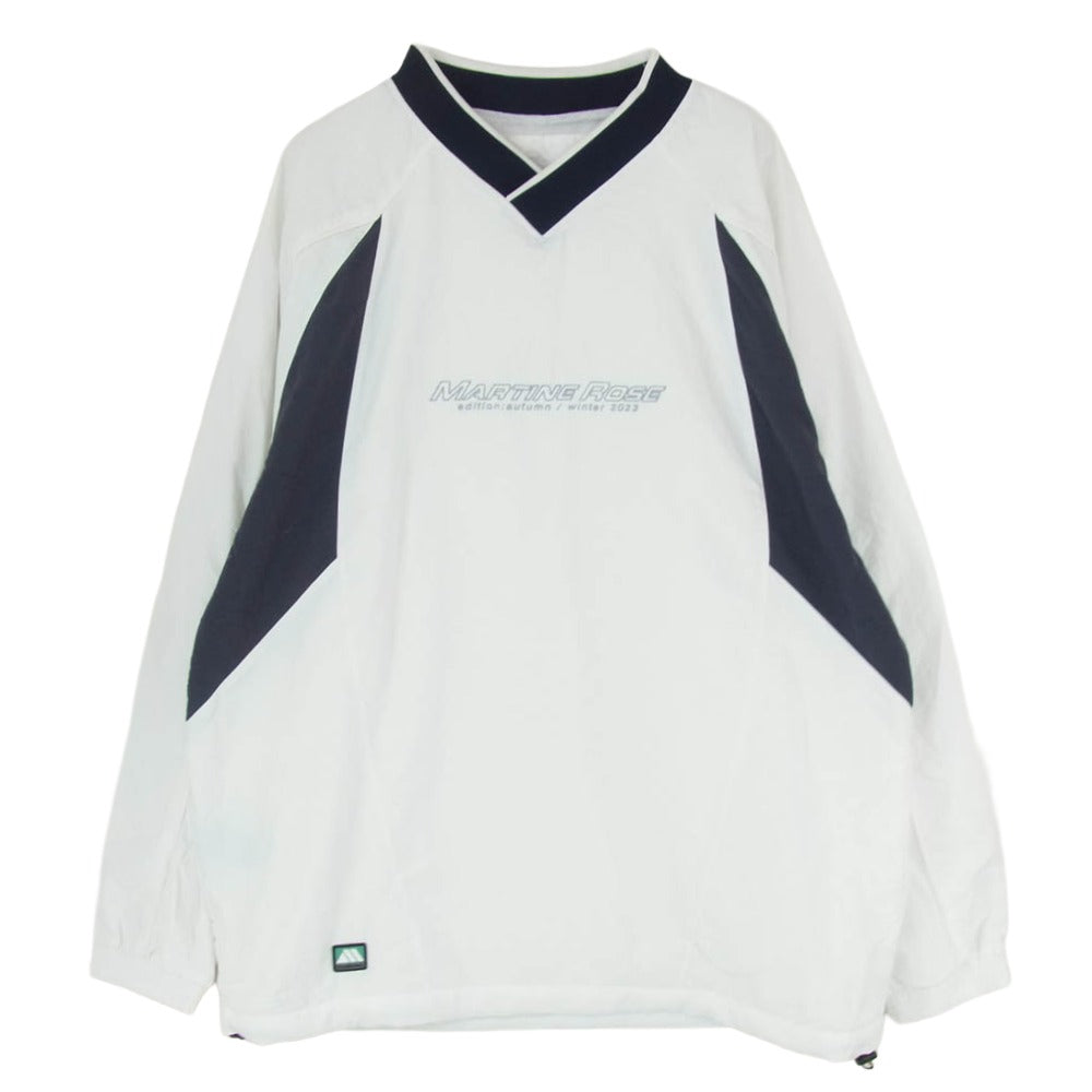 MARTIN ROSE マーティンローズ MRAW23136 SPORTS PULLOVER スポーツ プルオーバー ジャケット ホワイト系 S【中古】