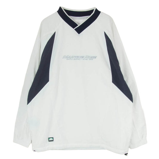 MARTIN ROSE マーティンローズ MRAW23136 SPORTS PULLOVER スポーツ プルオーバー ジャケット ホワイト系 S【中古】