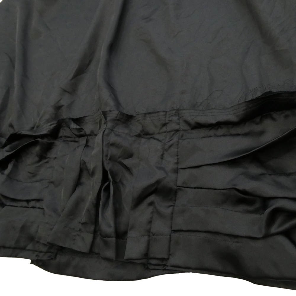 COMME des GARCONS コムデギャルソン RH-S011 コムコム ロング フリル スカート ブラック系 M【中古】