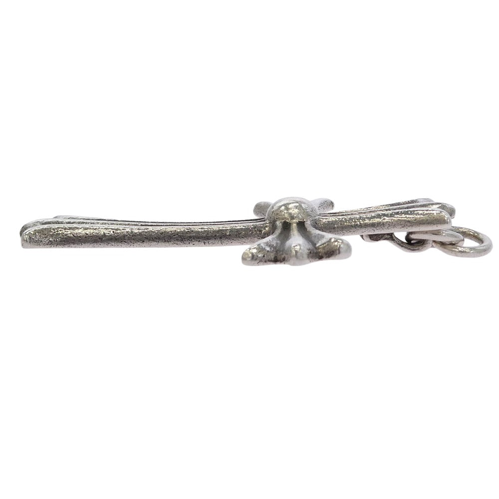 CHROME HEARTS クロムハーツ（原本無） CH CRS LG ラージCHクロス ペンダントトップ シルバー系【中古】