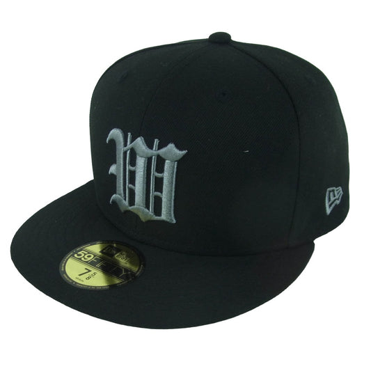 WACKO MARIA ワコマリア 24AW 24FW-WMA-CP01 NEW ERA 59FIFTY ベースボール キャップ 帽子 ブラック系 60.6cm【美品】【中古】