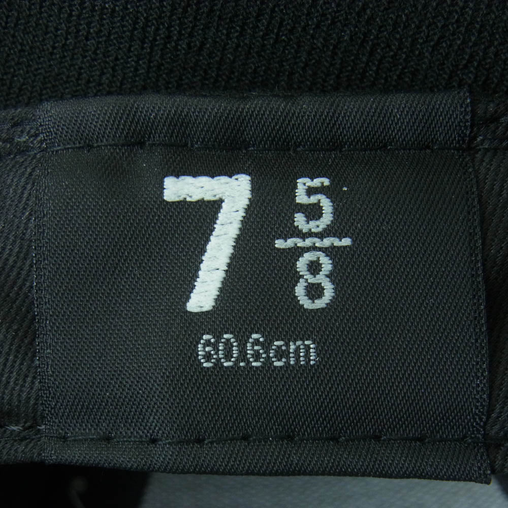 WACKO MARIA ワコマリア 24AW 24FW-WMA-CP01 NEW ERA 59FIFTY ベースボール キャップ 帽子 ブラック系 60.6cm【美品】【中古】