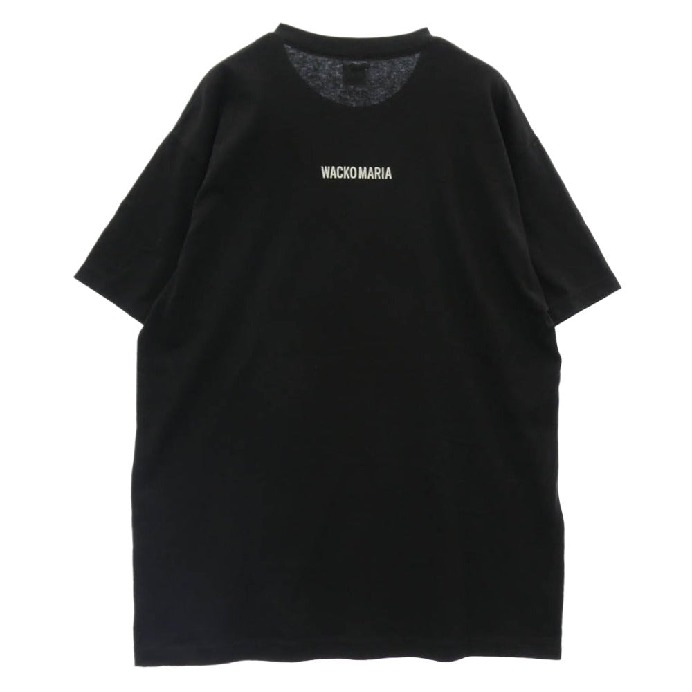 WACKO MARIA ワコマリア TDKT-WM-TEE09 THE DARK KNIGHT TRILOGY CREW NECK T-SHIRT クルーネック 半袖 Tシャツ ブラック系 L【美品】【中古】