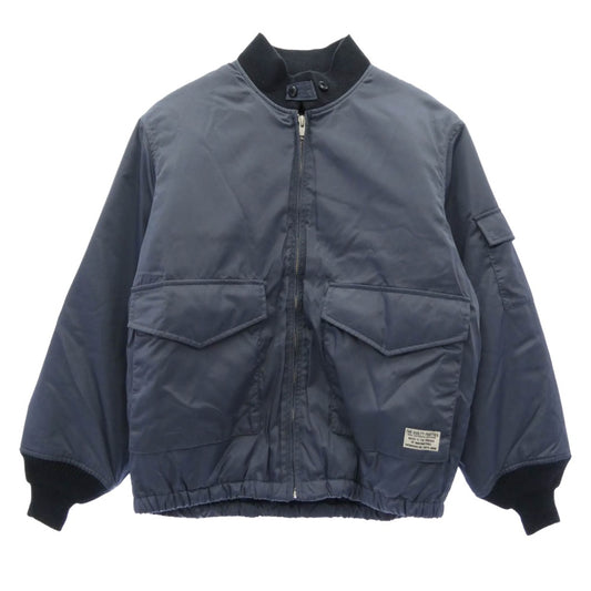 WACKO MARIA ワコマリア SPIEWAK スピーワック 24AW 24FW-WMO-SW01 SPIEWAK G-8 FLIGHT JACKET フライト ジャケット ブルゾン ネイビー系 L【新古品】【未使用】【中古】