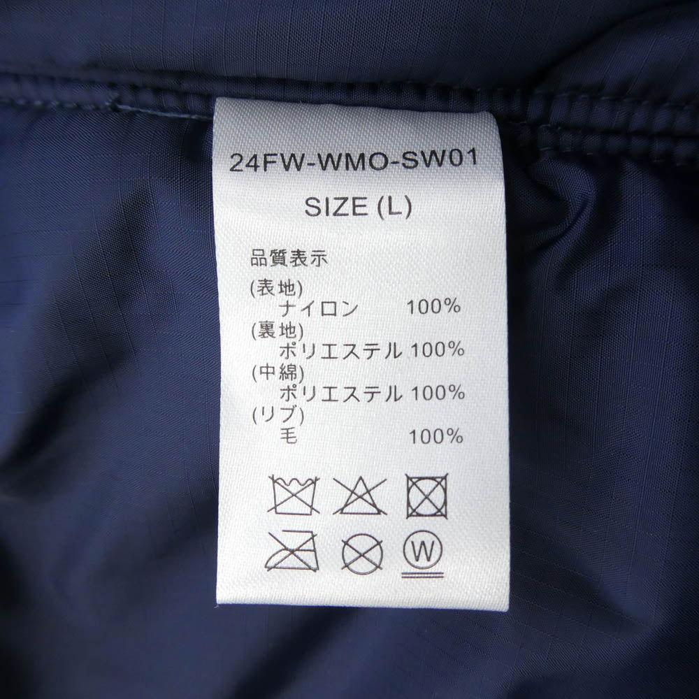 WACKO MARIA ワコマリア SPIEWAK スピーワック 24AW 24FW-WMO-SW01 SPIEWAK G-8 FLIGHT JACKET フライト ジャケット ブルゾン ネイビー系 L【新古品】【未使用】【中古】