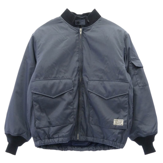 WACKO MARIA ワコマリア 24AW 24FW-WMO-SW01 SPIEWAK G-8 FLIGHT JACKET フライト ジャケット ブルゾン ネイビー系 XL【新古品】【未使用】【中古】