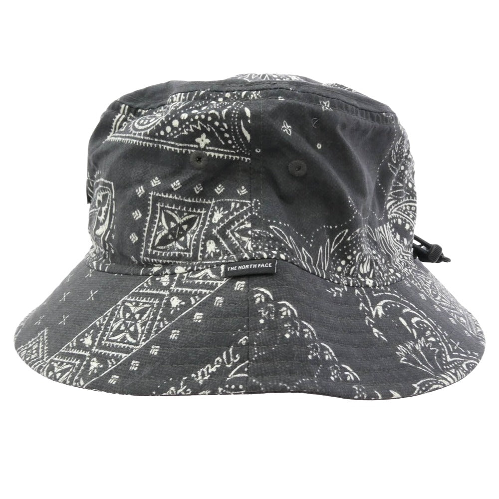 THE NORTH FACE ノースフェイス NN01818 Novelty Camp Side Hat バンダナ ノベル ティ キャンプサイド バケットハット ブラック系 L【極上美品】【中古】
