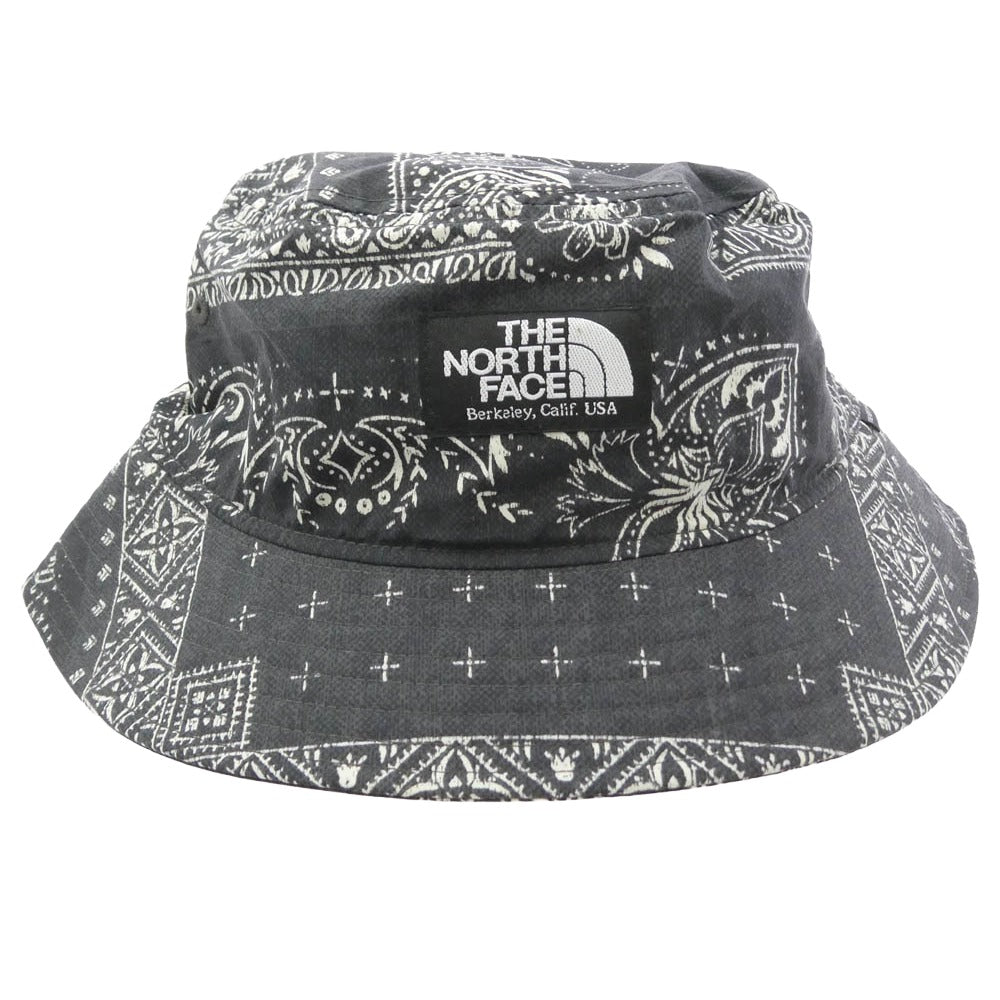 THE NORTH FACE ノースフェイス NN01818 Novelty Camp Side Hat バンダナ ノベル ティ キャンプサイド バケットハット ブラック系 L【極上美品】【中古】