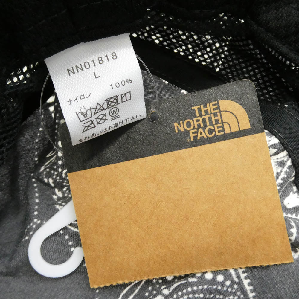 THE NORTH FACE ノースフェイス NN01818 Novelty Camp Side Hat バンダナ ノベル ティ キャンプサイド バケットハット ブラック系 L【極上美品】【中古】