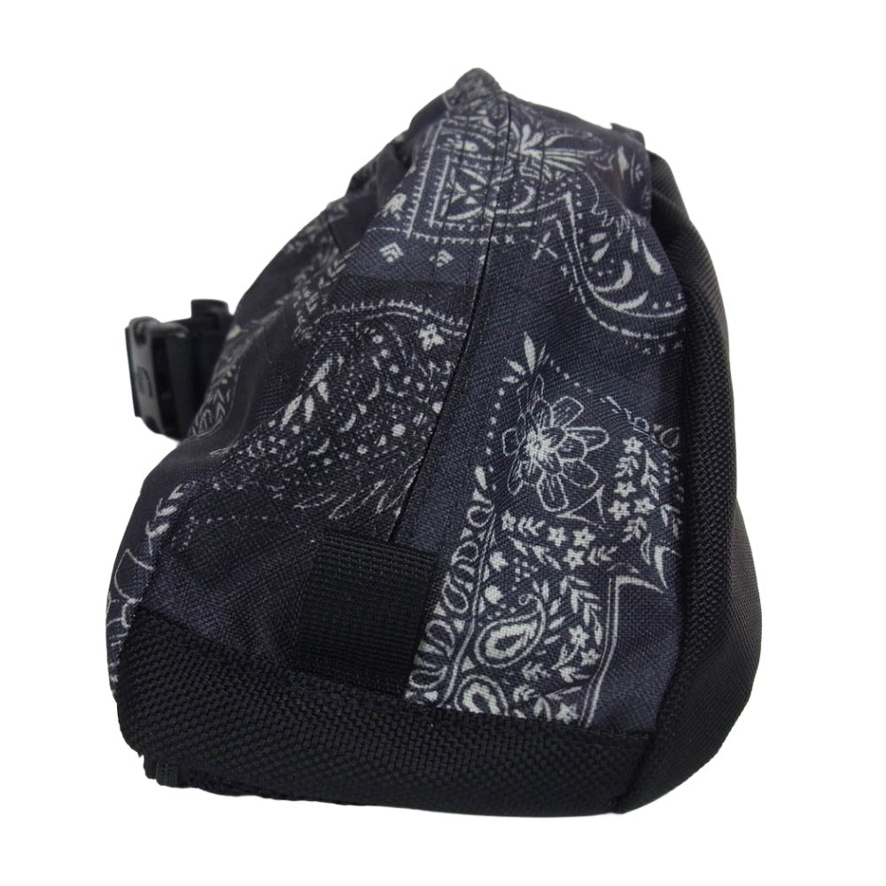 THE NORTH FACE ノースフェイス NM71904 SWEEP スウィープ バンダナ ウエストバッグ ブラック系 バンダナプリント 4L【極上美品】【中古】