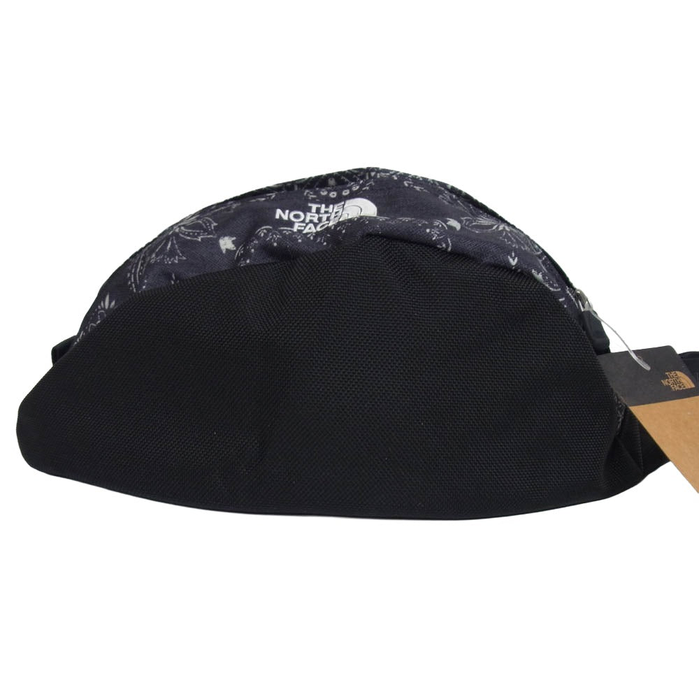 THE NORTH FACE ノースフェイス NM71904 SWEEP スウィープ バンダナ ウエストバッグ ブラック系 バンダナプリント 4L【極上美品】【中古】