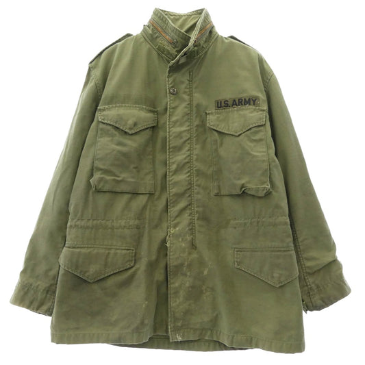 ヴィンテージ 8415-00-782-2939 U.S.ARMY 70s～80s M-65 3rd ミリタリー フィールドジャケット カーキ系 MEDIUM REGULAR【中古】