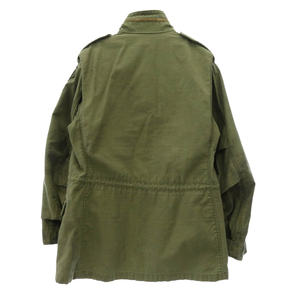 ヴィンテージ 8415-00-782-2939 U.S.ARMY 70s～80s M-65 3rd ミリタリー フィールドジャケット カーキ系 MEDIUM REGULAR【中古】