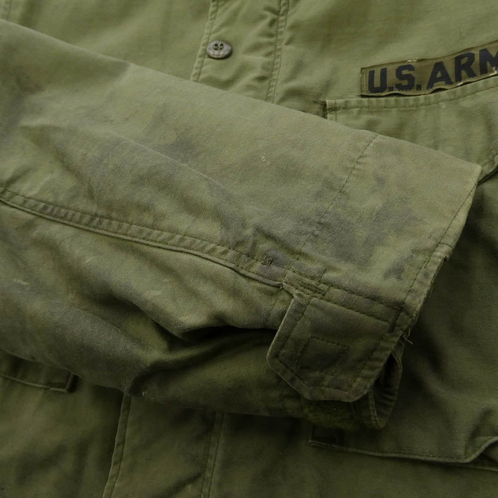 ヴィンテージ 8415-00-782-2939 U.S.ARMY 70s～80s M-65 3rd ミリタリー フィールドジャケット カーキ系 MEDIUM REGULAR【中古】