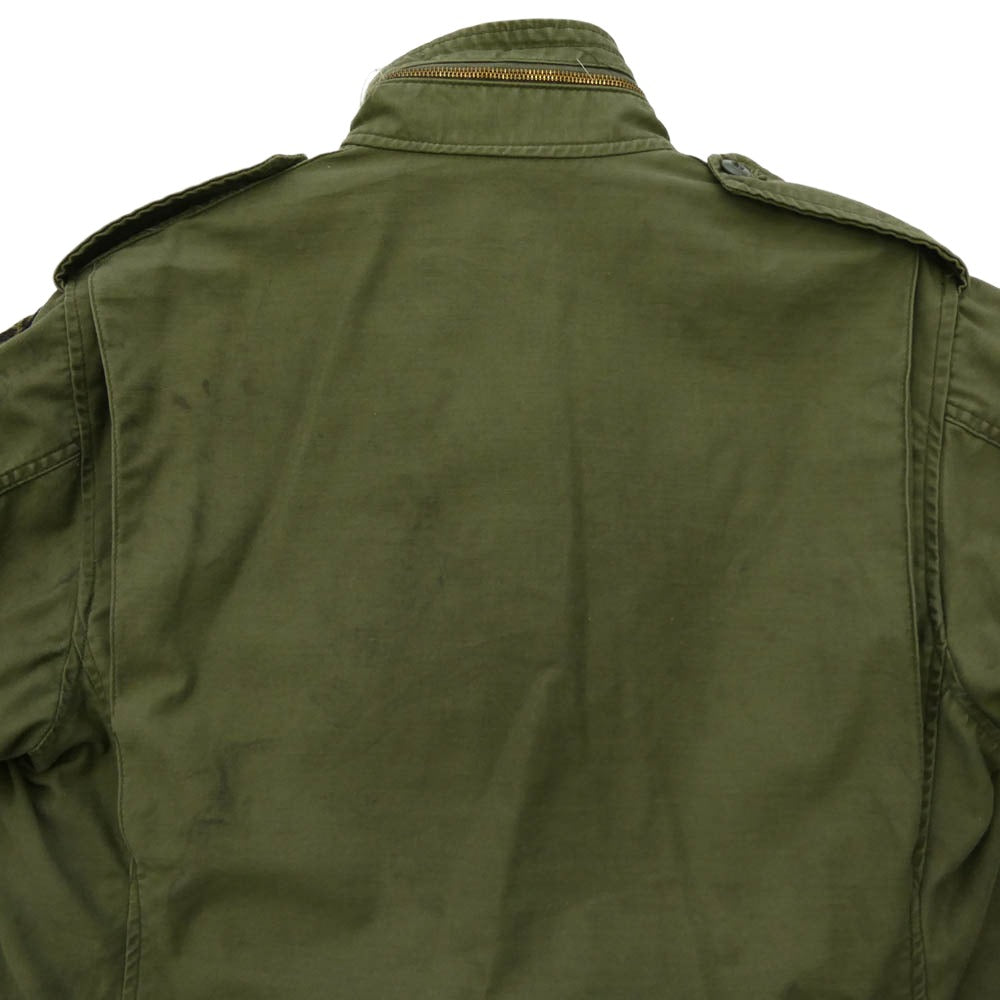 ヴィンテージ 8415-00-782-2939 U.S.ARMY 70s～80s M-65 3rd ミリタリー フィールドジャケット カーキ系 MEDIUM REGULAR【中古】