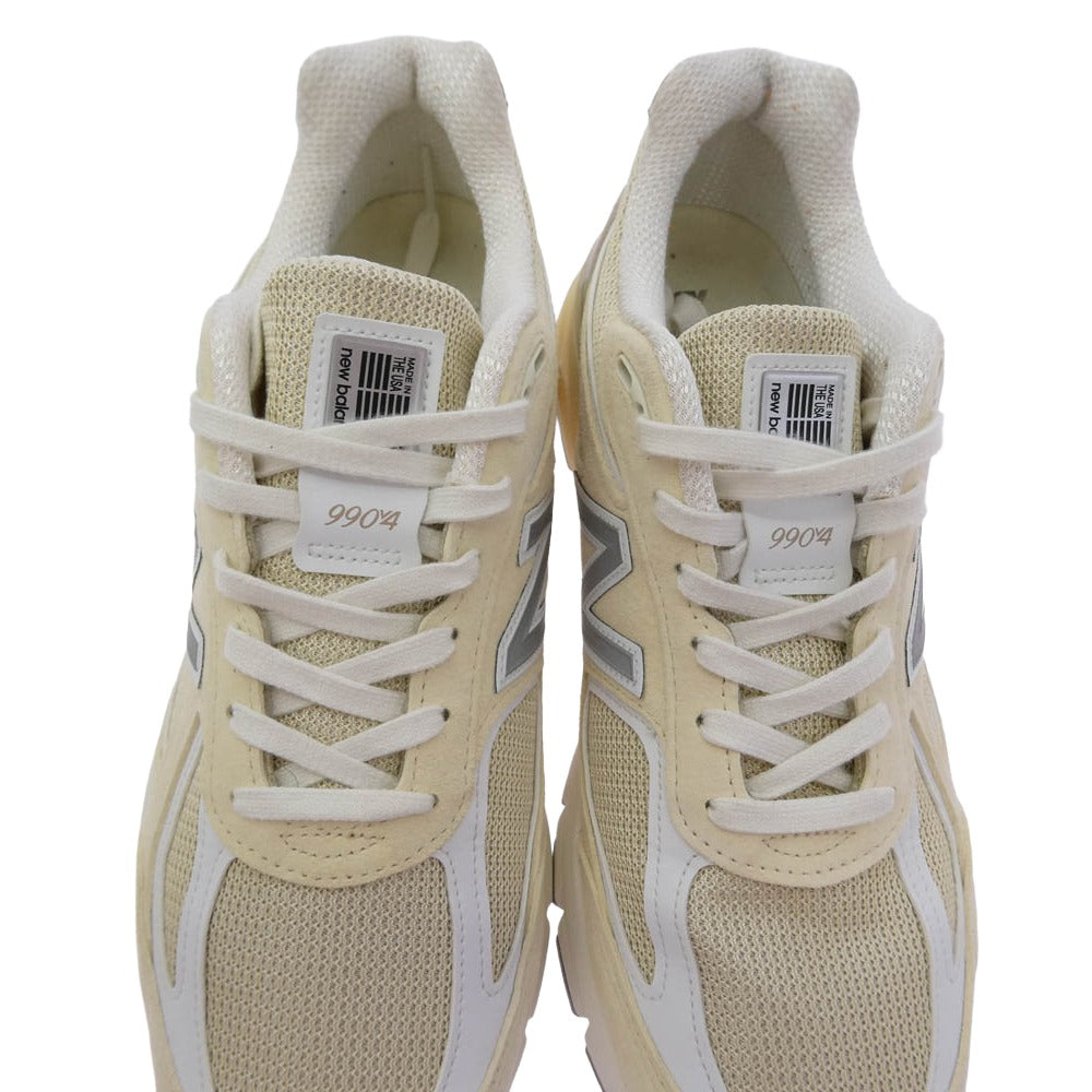 New Balance ニューバランス U990TE4 USA製 スエード メッシュ ローカットスニーカー ベージュ US9.5/27.5cm NEW BALANCE ニューバランス U990TE4 USA製 990V4 Beige スエード
