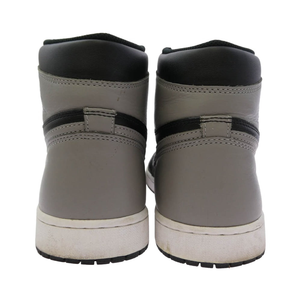 NIKE ナイキ 555088-013 Air Jordan 1 Retro High OG Shadow AJ1 エアジョーダン1 レトロ ハイ OG ハイカットスニーカー グレー系 ブラック系 ホワイト系 28.5cm【中古】