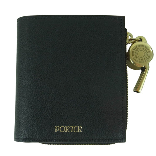 PORTER ポーター 150-02290 TONE TINY PURSE ACME WHISTLES トーン ホイッスル タイニーパース 小銭入れ コインケース ブラック系 ブラウン系【極上美品】【中古】