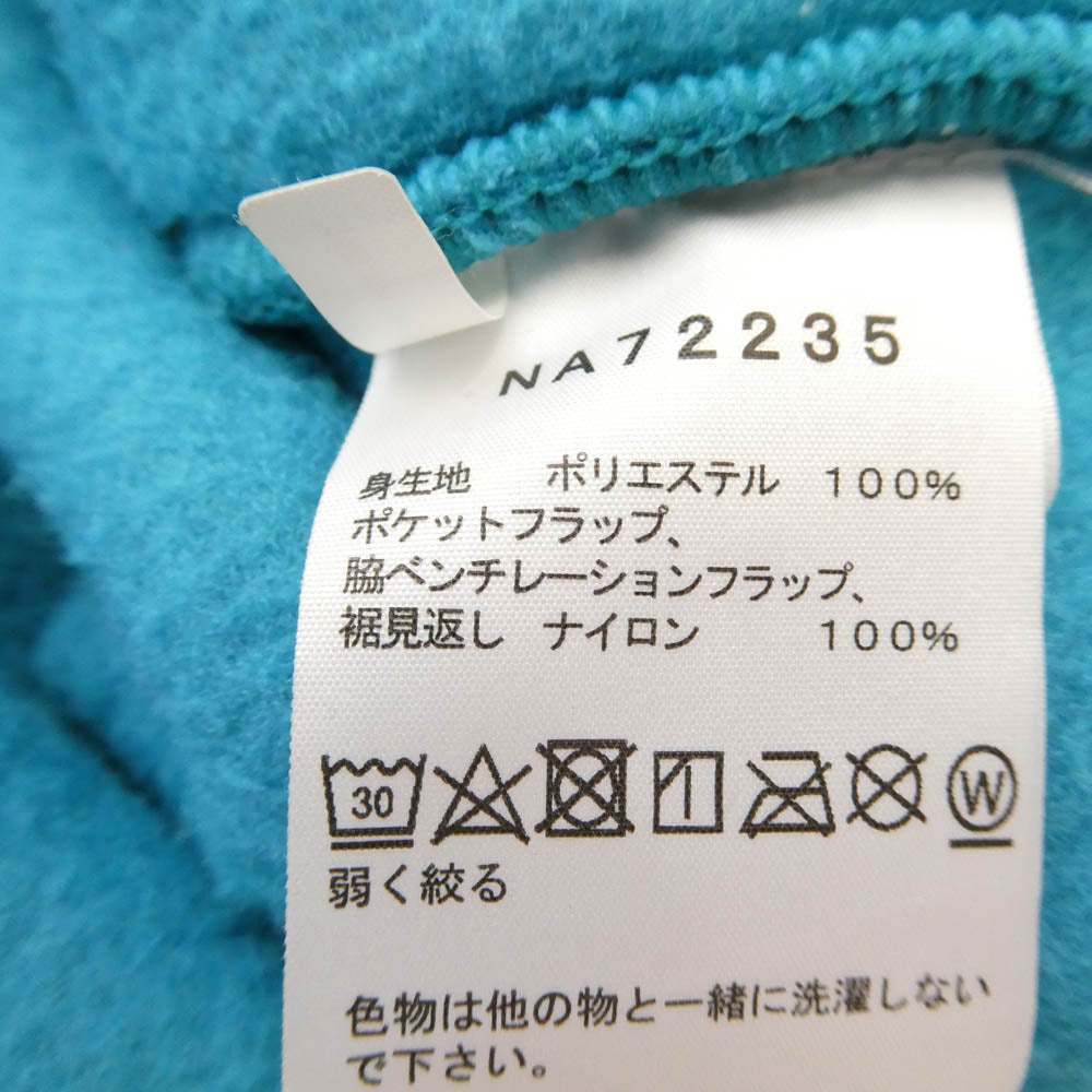 THE NORTH FACE ノースフェイス NA72235 TRANCE ANTERCTICA FLEECE JACKET トランスアンタークティカ ラバーワッペン付 ロゴ刺繍 フリース ジャケット ブルゾン ブルー系 L【中古】