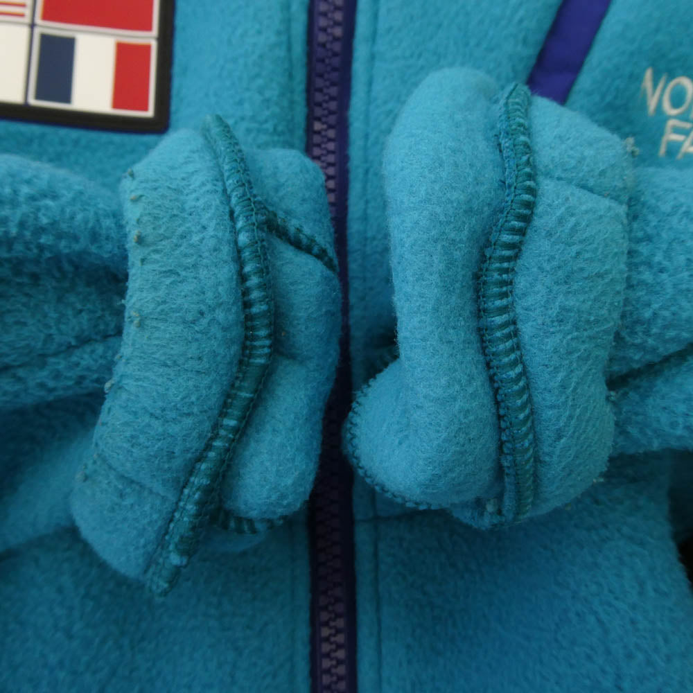 THE NORTH FACE ノースフェイス NA72235 TRANCE ANTERCTICA FLEECE JACKET トランスアンタークティカ ラバーワッペン付 ロゴ刺繍 フリース ジャケット ブルゾン ブルー系 L【中古】