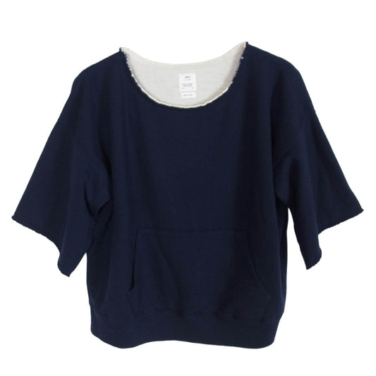 VISVIM ビズビム 25AW 0325205010003 WMV ダブリューエムブイ BURROW DUAL SWEAT (SUPERFINE) W ウール スウェット ネイビー系【中古】