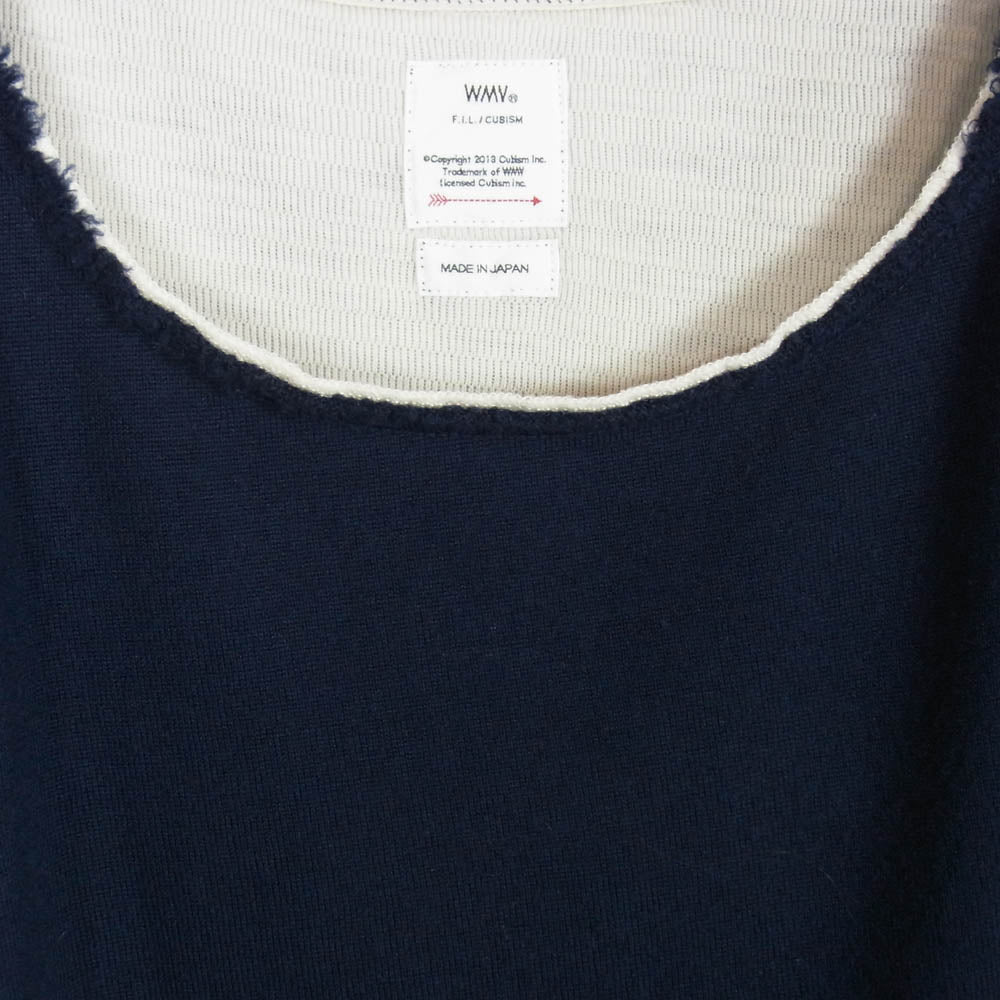 VISVIM ビズビム 25AW 0325205010003 WMV ダブリューエムブイ BURROW DUAL SWEAT (SUPERFINE) W ウール スウェット ネイビー系【中古】