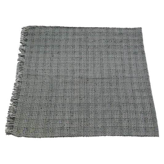 VISVIM ビズビム 24AW 0324203003001 WMV ダブリューエムブイ SILK STOLE W シルク ストール ブラック系 ホワイト系 F【極上美品】【中古】
