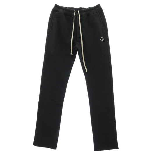 Rick Owens リックオウエンス 23AW I209N8H00002 x MONCLER モンクレール BERLIN DRAWSTRINGS ベルリン ドローストリング スウェット パンツ ブラック系 M【極上美品】【中古】