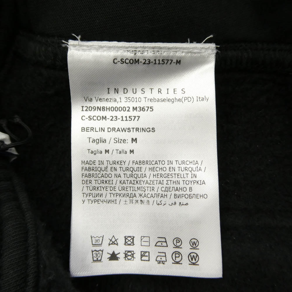 Rick Owens リックオウエンス 23AW I209N8H00002 x MONCLER モンクレール BERLIN DRAWSTRINGS ベルリン ドローストリング スウェット パンツ ブラック系 M【極上美品】【中古】