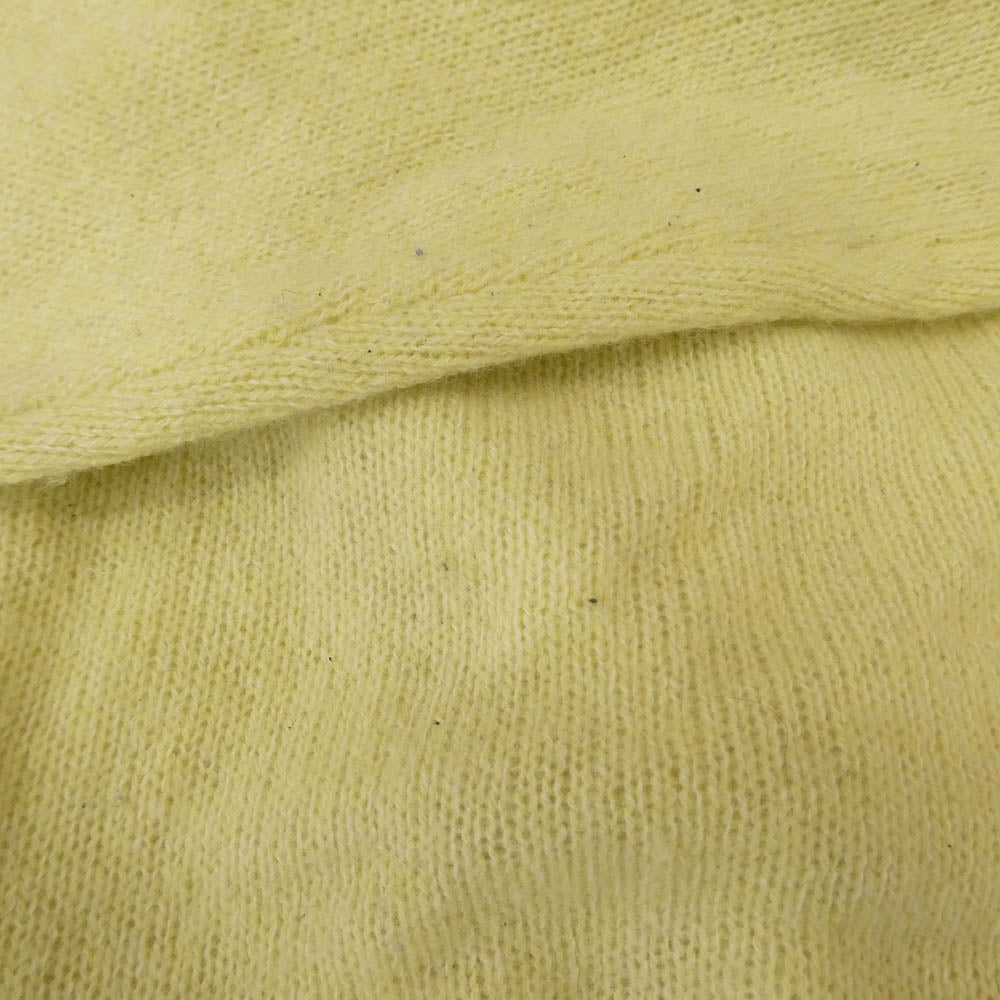 AURALEE オーラリー 24AW A24AP02SC SHETLAND WOOL CASHMERE KNIT P/O シェットランドウール カシミヤ ニット プルオーバー イエロー系 5【中古】