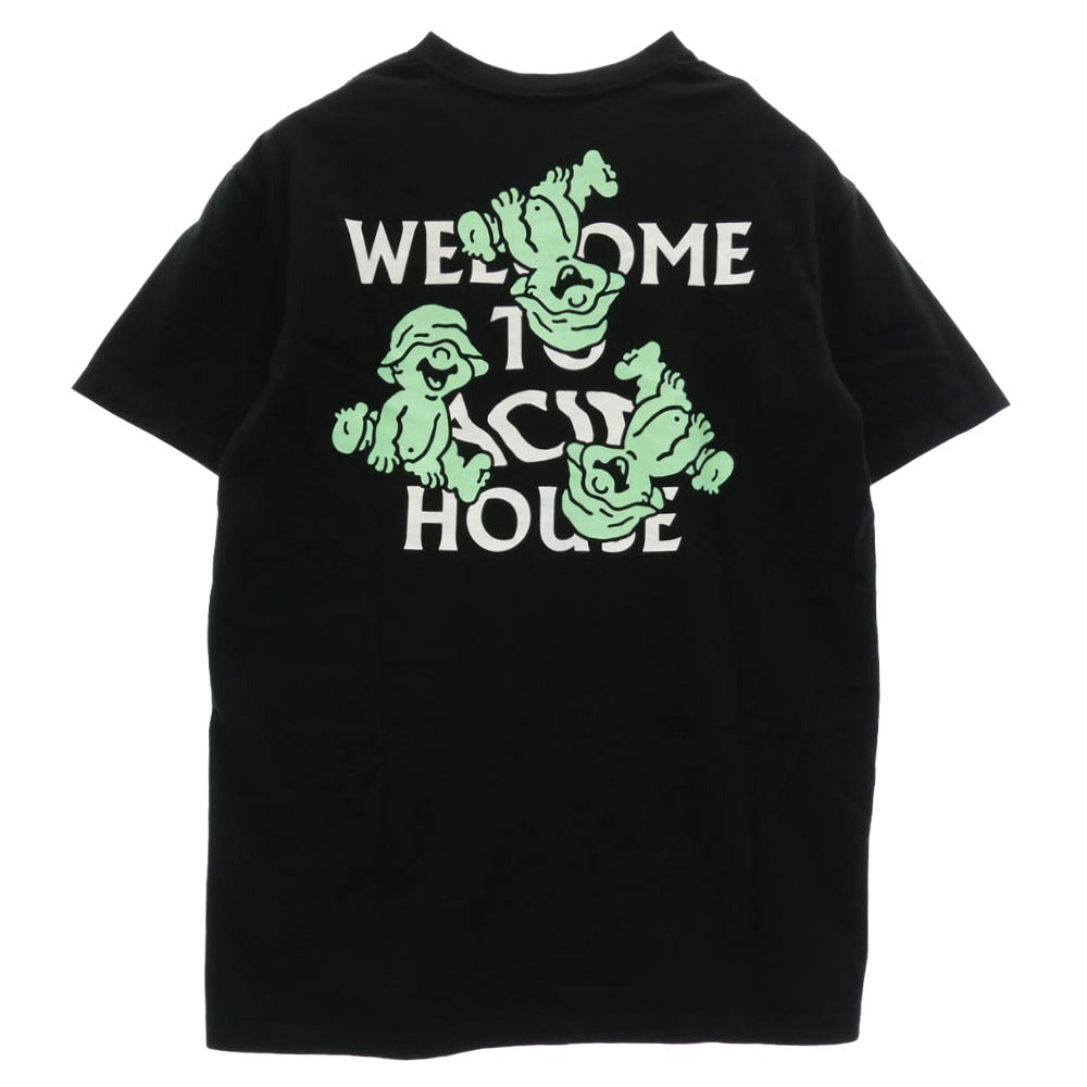 ザインターナショナル WELCOME TO ACID HOUSE プリント 半袖 Tシャツ ブラック系 XL【中古】