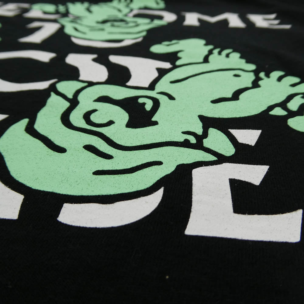 ザインターナショナル WELCOME TO ACID HOUSE プリント 半袖 Tシャツ ブラック系 XL【中古】
