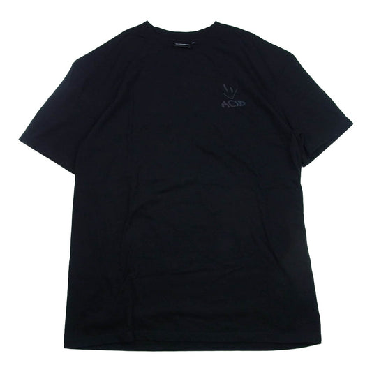 ザインターナショナル WELCOME TO ACID HOUSE Trippy Reflective Tee プリント 半袖 Tシャツ ブラック系 XL【中古】