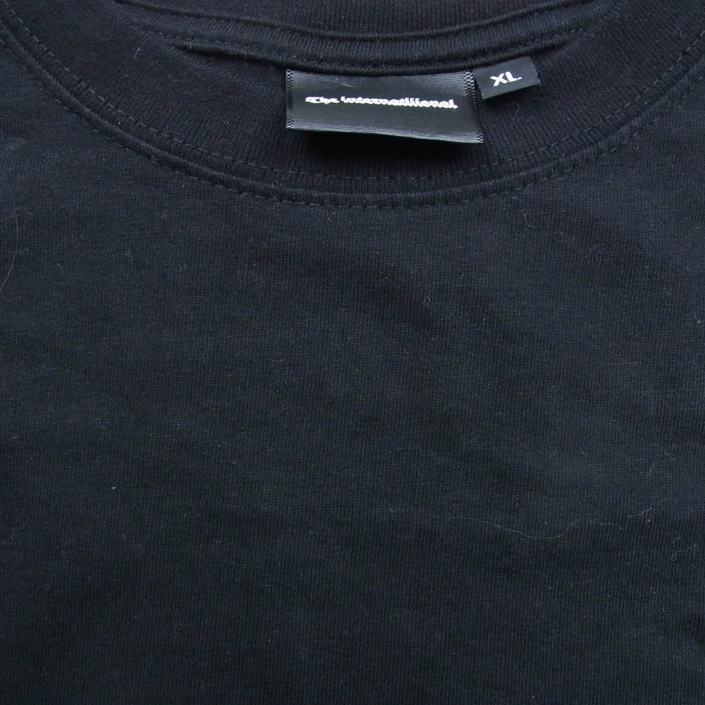 ザインターナショナル WELCOME TO ACID HOUSE Trippy Reflective Tee プリント 半袖 Tシャツ ブラック系 XL【中古】