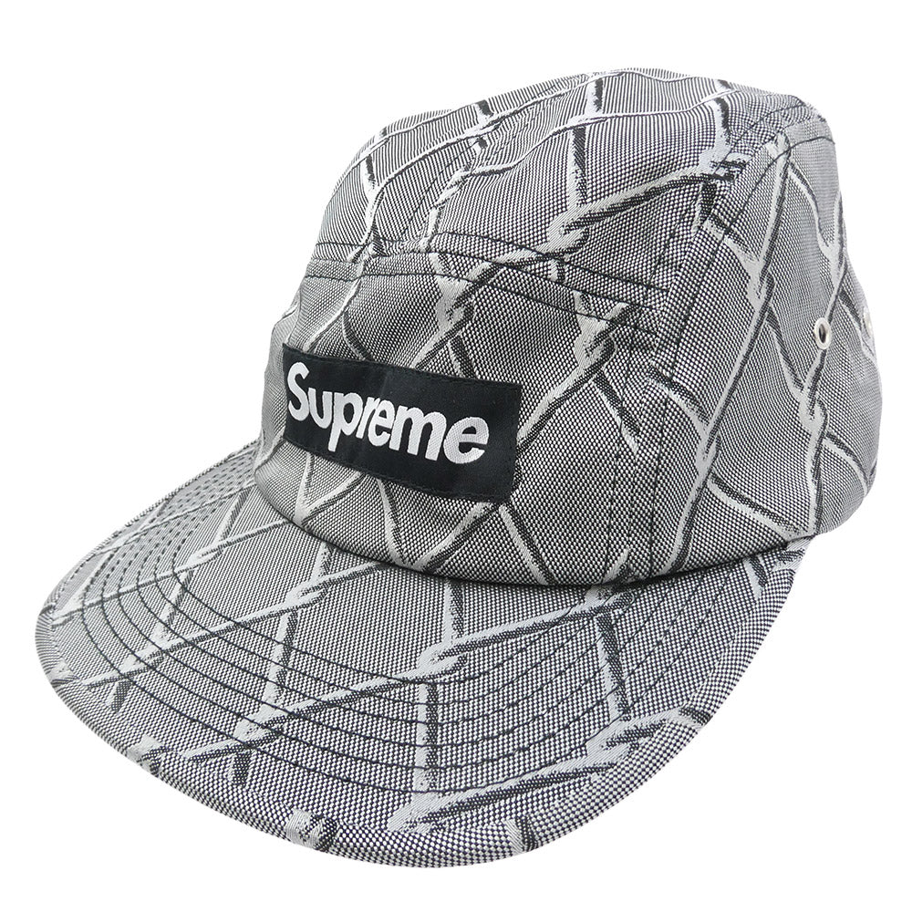 Supreme シュプリーム 14AW Chain Link Camp Cap チェーン リンク キャンプキャップ 帽子 グレー系 シルバー系【美品】【中古】