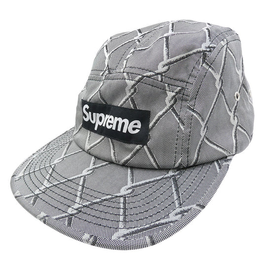 Supreme シュプリーム 14AW Chain Link Camp Cap チェーン リンク キャンプキャップ 帽子 グレー系 シルバー系【美品】【中古】